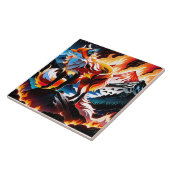 Carreau Alors que la chaleur du soleil matinal réchauffe s (Côté)