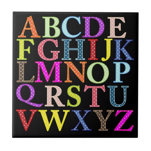 Carreau Alphabet (Devant)
