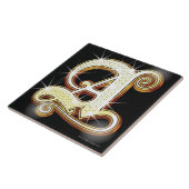 Carreau Alphabet A de Bling (Côté)