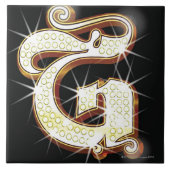 Carreau Alphabet G de Bling (Devant)