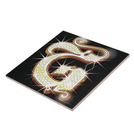 Carreau Alphabet G de Bling (Côté)