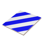 Carreau alphabet maritime numéro six symbole drapeau (Côté)