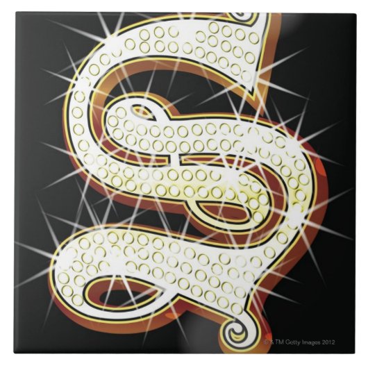 Carreau Alphabet S de Bling (Devant)