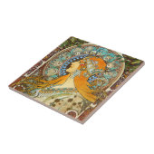 Carreau Alphonse Mucha Art Nouveau Zodiac (Côté)