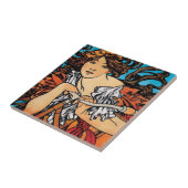 Carreau Alphonse Mucha - Cycles Perfecta Retro Art Nouveau (Côté)