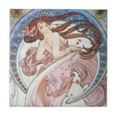 Carreau Alphonse Mucha déesse (Devant)