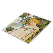 Carreau Alphonse Mucha - Iris WB (Côté)