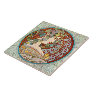 Carreau Alphonse Mucha Ivy