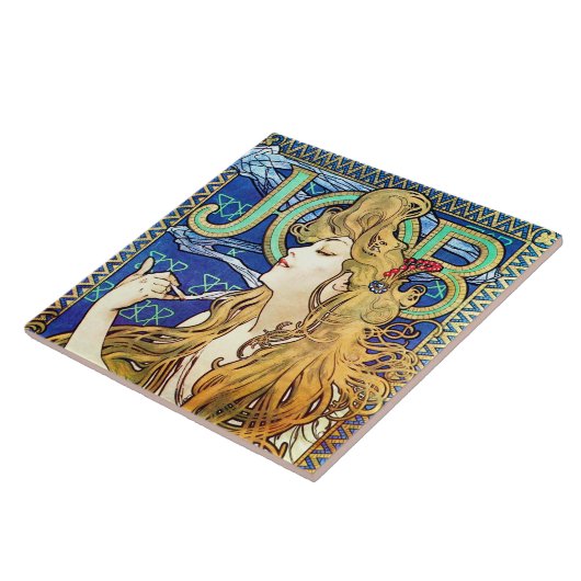 Carreau Alphonse Mucha JOB (Côté)