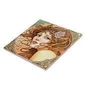 Carreau Alphonse Mucha Sarah Bernhardt Art Nouveau (Côté)