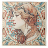 Carreau Alphonse Mucha Sarah Bernhardt Art Nouveau (Devant)