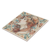 Carreau Alphonse Mucha Sarah Bernhardt Art Nouveau (Côté)