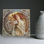 Carreau Alphonse Mucha Sarah Bernhardt Art Nouveau
