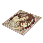 Carreau Alphonse Mucha Sarah Bernhardt Art Nouveau (Côté)