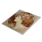 Carreau Alphonse Mucha Sarah Bernhardt Art Nouveau (Côté)