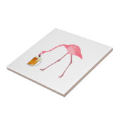 Carreau Amant rose de bière de Flamant rose (Côté)