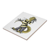 Carreau Amargasaurus Pose Comme Freddy Krueger. (Côté)