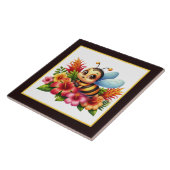 Carreau Amateurs d'abeilles mignons insecte (Côté)