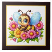 Carreau Amateurs d'abeilles mignons insecte (Devant)