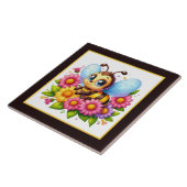 Carreau Amateurs d'abeilles mignons insecte (Côté)