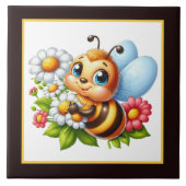 Carreau Amateurs d'abeilles mignons insecte (Devant)