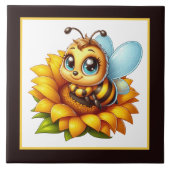 Carreau Amateurs d'abeilles mignons insecte (Devant)