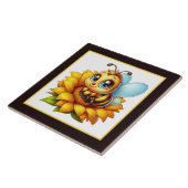 Carreau Amateurs d'abeilles mignons insecte (Côté)