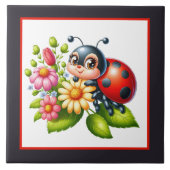 Carreau Amateurs de coccinelle mignonne artisanat (Devant)