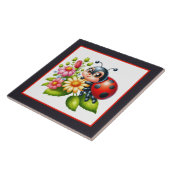 Carreau Amateurs de coccinelle mignonne artisanat (Côté)