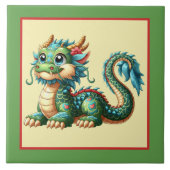 Carreau Amateurs de dragon chinois cool (Devant)