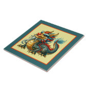 Carreau Amateurs de dragon chinois cool (Côté)