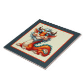 Carreau amateurs de dragon de chine cool (Côté)