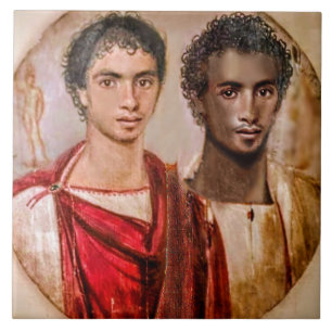 Carreau Amateurs de fayum ... époque romaine Egypte