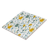 Carreau Amateurs de jardinage : arrosage, canettes, gants, (Côté)