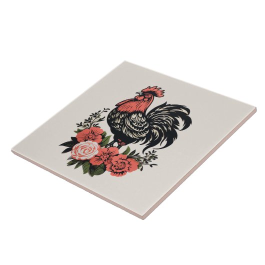 Carreau Amateurs de poulet mignon Pays (Côté)