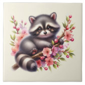 Carreau Amateurs de ratons laveurs Les animaux de pays (Devant)