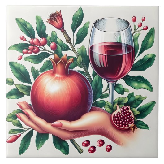 Carreau Amateurs de vins fins artisanat (Devant)
