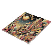 Carreau Amateurs d'motifs abstraits cool (Côté)