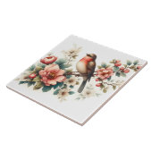 Carreau Amateurs d'oiseaux mignons artisanat (Côté)