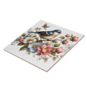 Carreau Amateurs d'oiseaux mignons artisanat (Côté)