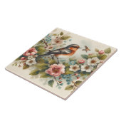 Carreau Amateurs d'oiseaux mignons artisanat (Côté)