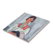 Carreau Amedeo Modigliani - Femme tzigane avec bébé (Côté)