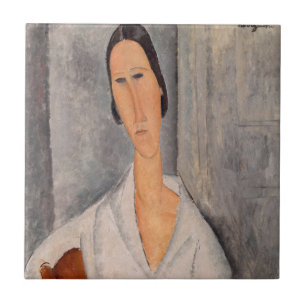 Carreau Amedeo Modigliani - Madame Hanka Zborowska Leaning