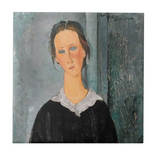 Carreau Amedeo Modigliani - Serveuse (Devant)