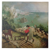 Carreau Aménagez en parc avec l'automne d'Icare, c.1555 (Devant)