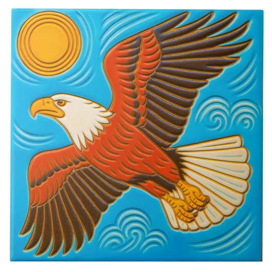 Carreau American Eagle Tile (Devant)
