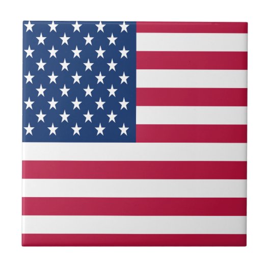 Carreau American USA Flag Pride Design-76353 (Devant)