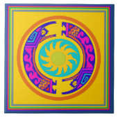 Carreau Amérindiens d'Arc-en-ciel (Devant)