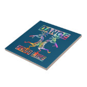 Carreau Amérindiens Kokopelli - Dansez votre vie 3 (Côté)