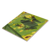 Carreau AMÉRIQUE CENTRALE, Costa Rica, Grenouille rétroécl (Côté)